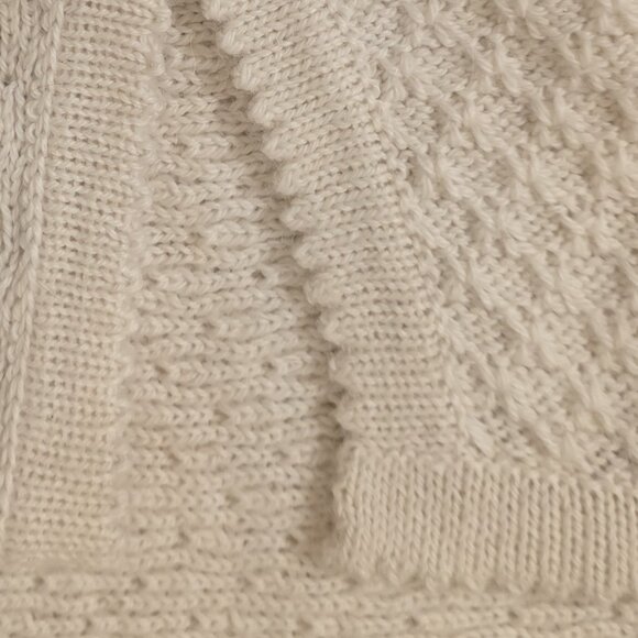 Exquisite Heirloom Alpaca Baby Blanket beige - Picture 4 of 4